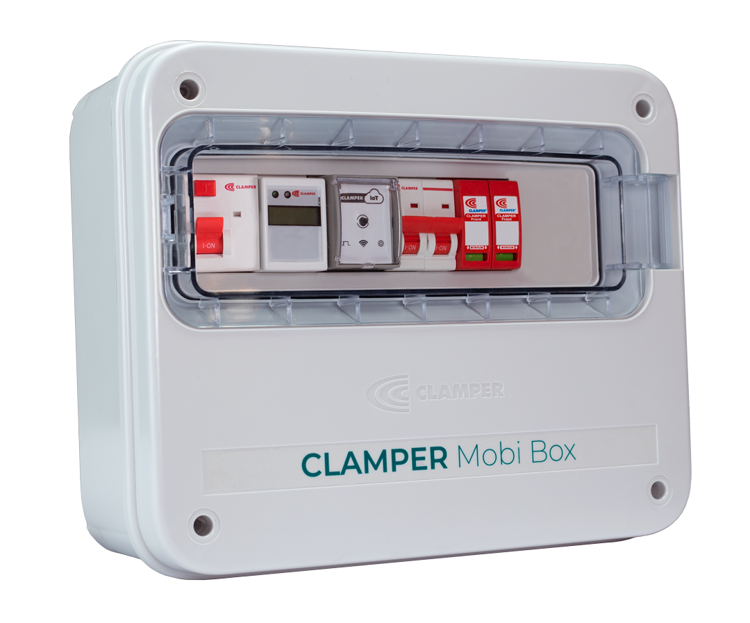 produto CLAMPER Mobi Box IoT